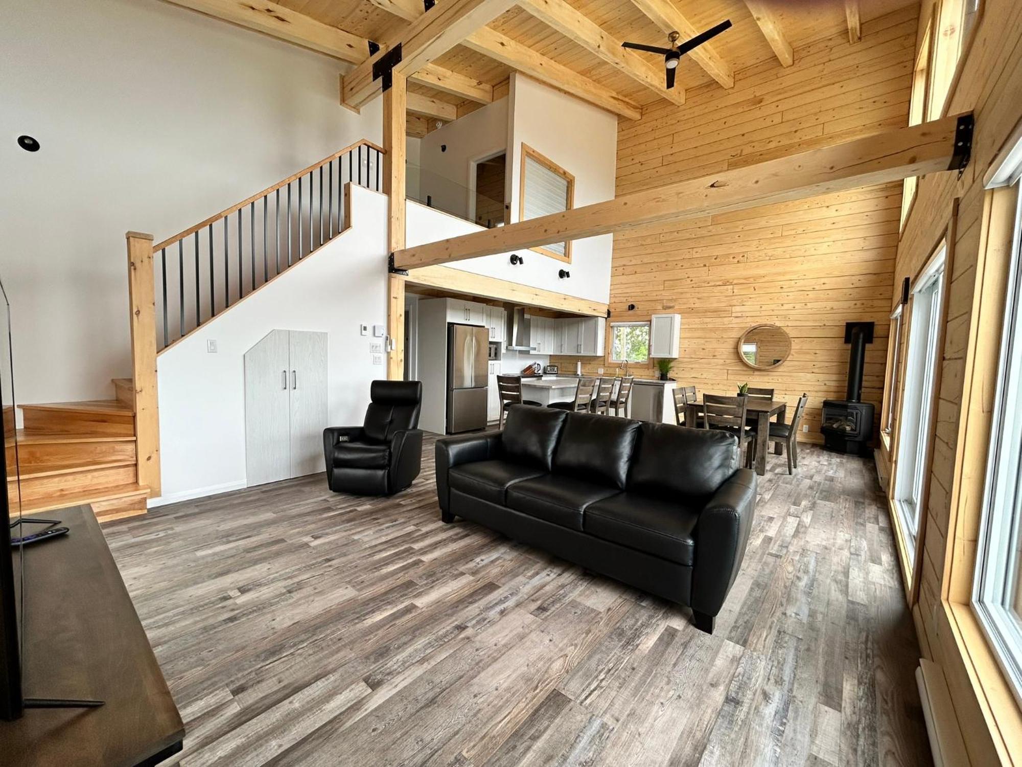 Chalets Domaine Otis Saint-Felix-d'Otis ภายนอก รูปภาพ
